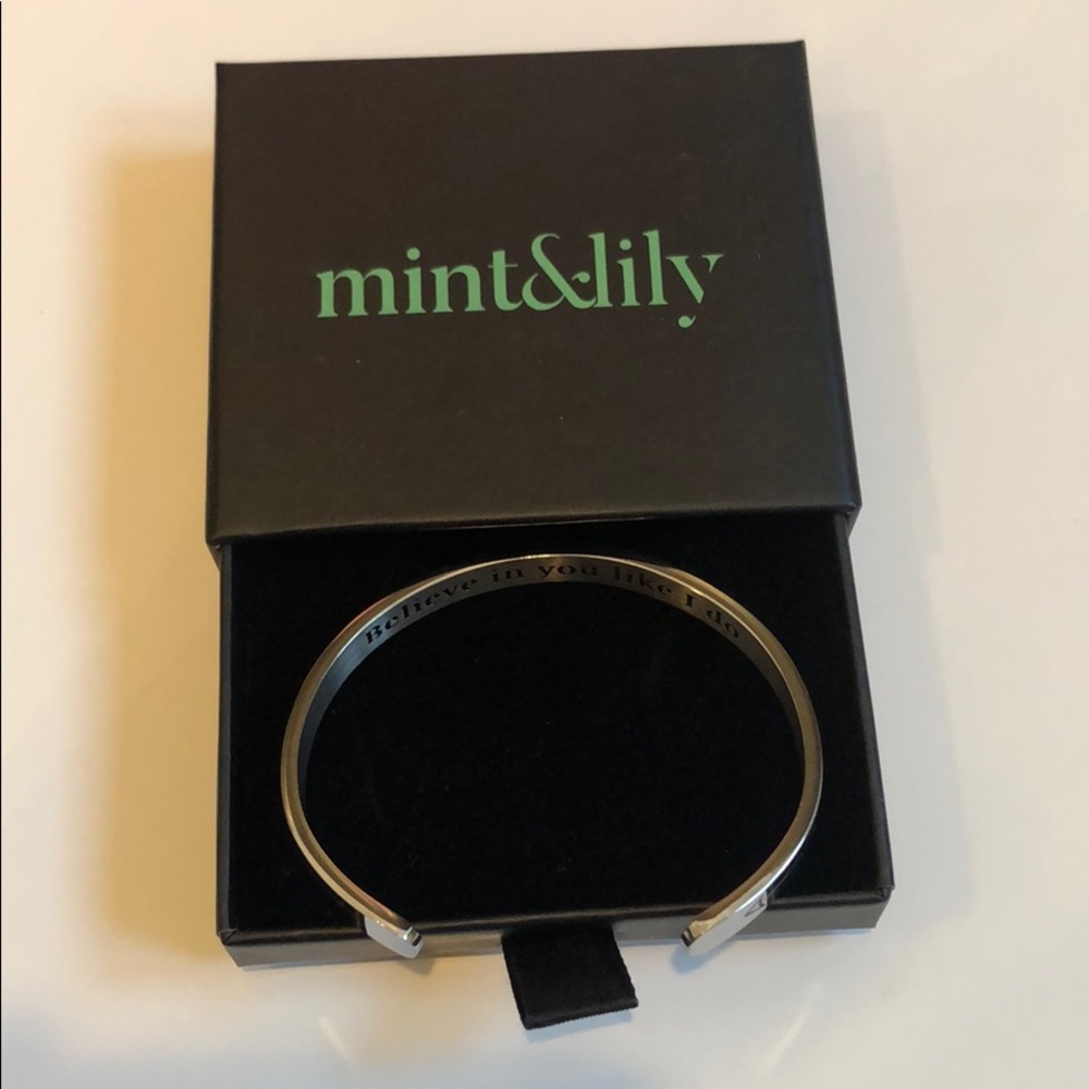 Mint & Lilly bracelet “Believe in you like I do”